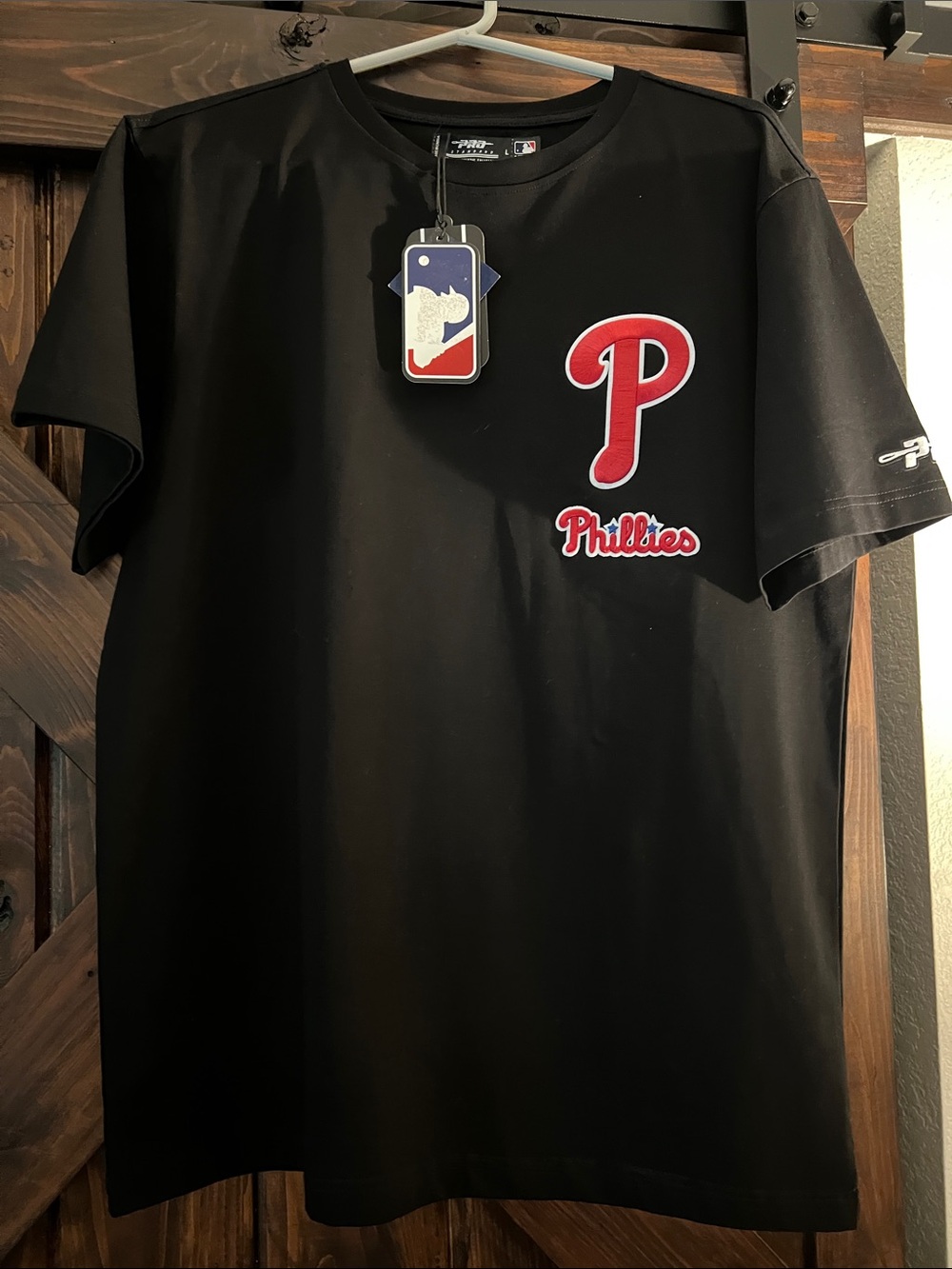 Majestic Philadelphia Phillies Black Short Sleeve Tee - Men's